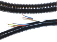 Korrugerte plastslanger