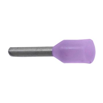 0,34 ROSA C. Endehylse isolert, 0,34mm² 6mm, ROSA DIN