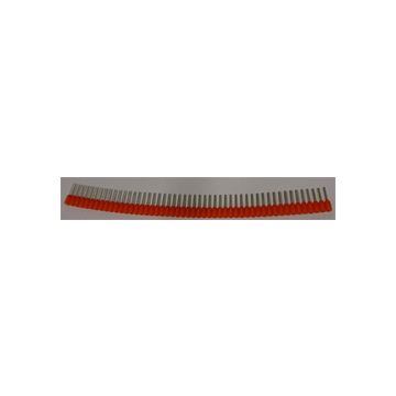 0,5 BÅND. Endehylse, isolert, båndvare 0,5mm² 8mm, ORANGE