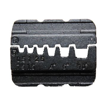 106012 BAKKE. Pressbakke, endehylser 0,5-10mm² til AB 3