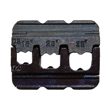 106014 BAKKE. Pressbakke, endehylser 16-35mm² til AB 3