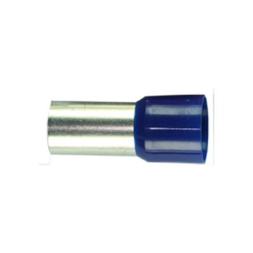 120 BLÅ. Endehylse isolert, 120mm², 27mm, BLÅ