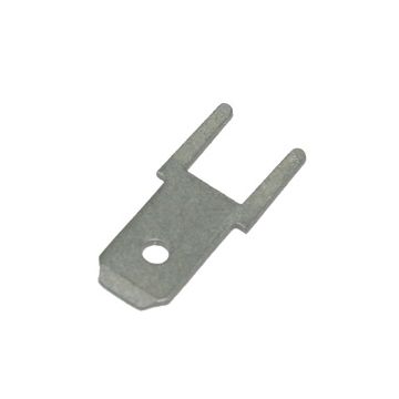 B 12523. Flatstift 6,3x0,8. Rett