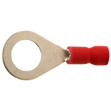 A 1585 R. Isolert ringkabelsko 1,5mm² M8, rød