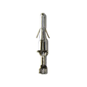 B 2502 HA Uisolert kabelsko, Rundstift, han (ø=2mm), 0,5-2,5mm²