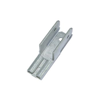 B 2547 FLH Uisolert kabelsko, Flatstiftkobling, 4-veis; 1xhunn, 3xhann (6,3 x 0,8mm)