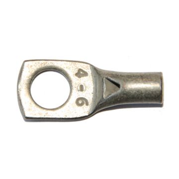 KR 4-6. Presskabelsko ring Cu 4mm² M6