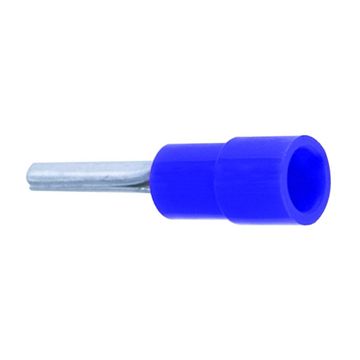 A 2519 SRM. Isolert stiftkabelsko. 2,5mm² blå, nylon
