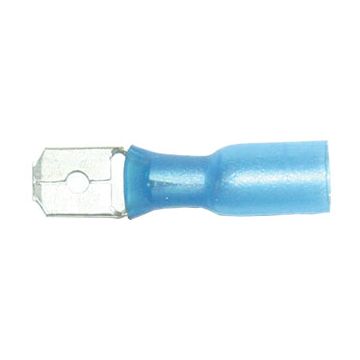 ADS 2507 HC. Krympeplast-isolert flatstift.  2,5mm² (6,3x0,8)