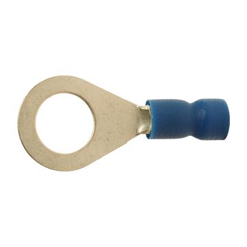 A 2510 R. Isolert ringkabelsko 2,5mm² M10, blå