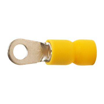 A 4643 R. Isolert ringkabelsko 6mm² M4, gul