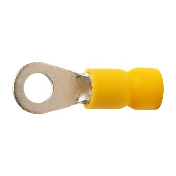 A 4653 R. Isolert ringkabelsko 6mm² M5, gul