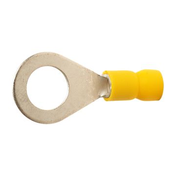 A 4610 R. Isolert ringkabelsko 6mm² M10, gul