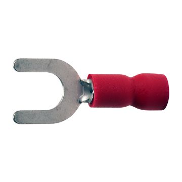 A 1553 G. Isolert gaffelkabelsko. 1,5mm² M5, rød