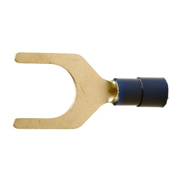 A 2510 G. Isolert gaffelkabelsko. 2,5mm² M10, blå