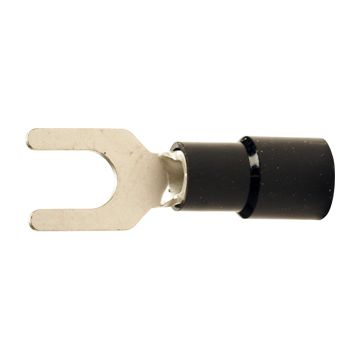 A 4043 G. Isolert gaffelkabelsko. 4mm² M4, sort
