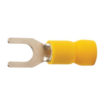 A 4653 G. Isolert gaffelkabelsko. 6mm² M5, gul