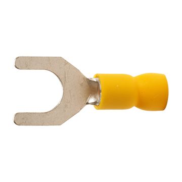 A 4685 G. Isolert gaffelkabelsko. 6mm² M8, gul