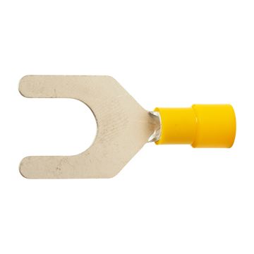 A 4610 G. Isolert gaffelkabelsko. 6mm² M10, gul
