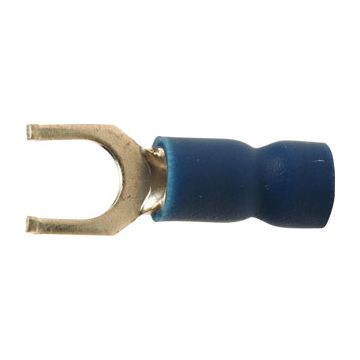 A 2553 GB. Isolert gaffelkabelsko. 2,5mm² M5, blå, bøy
