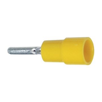A 0819 SR. Isolert stiftkabelsko. 0,75mm² gul