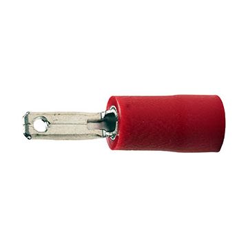 A 0503 H. Isolert flatstift, han. 1,5mm², rød