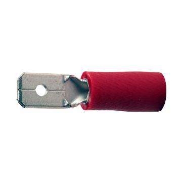 A 1503 H. Isolert flatstift, han. 1,5mm², rød