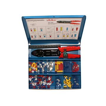 AS 200 Assortiment, isolerte kabelsko, for bil med enkel tang, lite sett