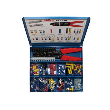 AS 250 Assortiment, isolerte kabelsko, for elektro/industri med enkel tang, lite sett