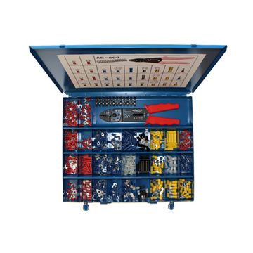 AS 500 Assortiment, isolerte kabelsko, for elektro/industri med enkel tang, normalt sett
