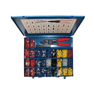 AS 1000 Assortiment, isolerte kabelsko, for elektro/industri med enkel tang, stort sett