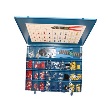 AS 400 C Assortiment, isolerte kabelsko for bil, med tang med retursperre, normalt sett
