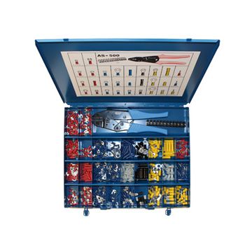 AS 500 C Assortiment, isolerte kabelsko, for elektro/industri med tang med retursperre, normalt sett