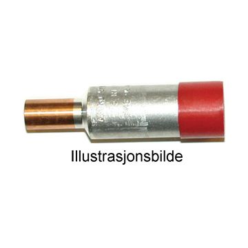 AKS 70/50 Press-skjøtehylse, Al/Cu Overgang, Al 70/ Cu 50mm²