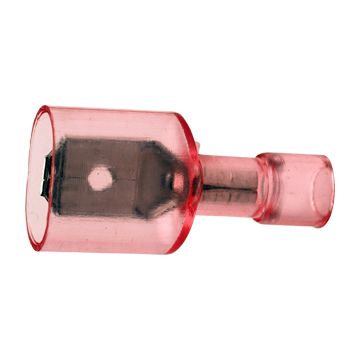 2289. Isolert flatstifthylse 1,5mm² helisolert, rød