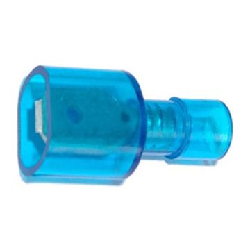6152. Isolert flatstifthylse, 2,5mm², helisolert, blå
