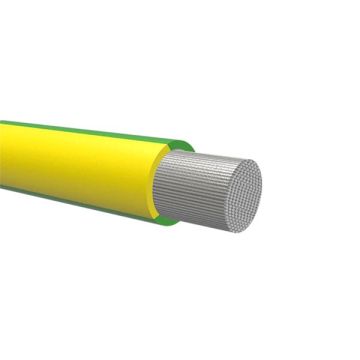 SIF 6,0 GUL/GRØNN Høyflex, silikonkabel 6,0mm² GUL/GRØNN