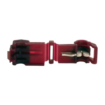 951. Hurtigkobling 0,5-1,0mm² med flatstift, rød