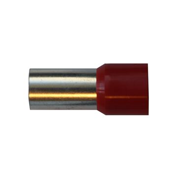 95 RØD. Endehylse isolert, 95mm², 25mm, RØD