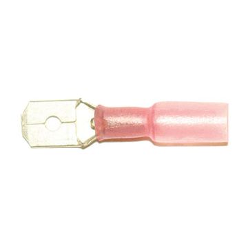 A 1507 HC. Krympeplast-isolert flatstift. 1,5mm² (6,3x0,8)