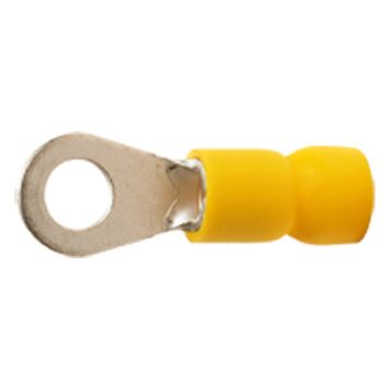A 0843 R. Isolert ringkabelsko 0,75mm² M4, gul