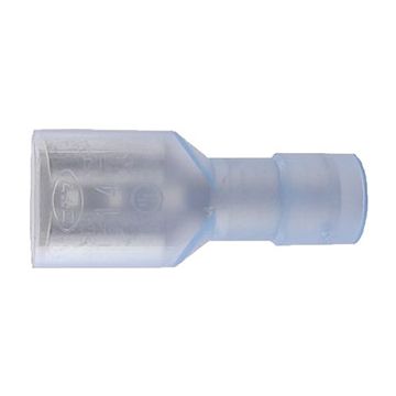 A 2507 FLF Nylon. Isolert flatstifthylse (nylon), hun. 2,5mm², blå