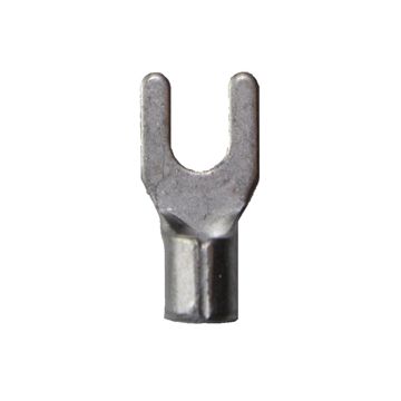 B 0843 G. Uisolert kabelsko, gaffel, sveiset hals, 0,75mm² M4