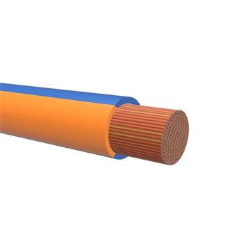 TFK 1,5 BLÅ/ORANGE. To-farget RKUB-kabel 1,5mm²