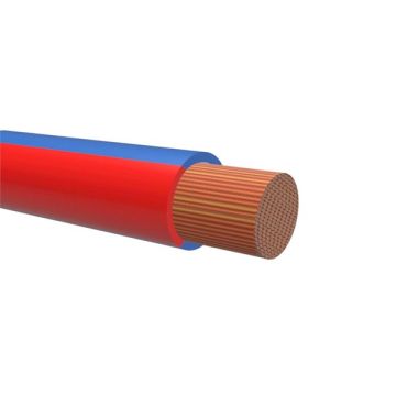 TFK 0,75 BLÅ/RØD. To-farget RKUB-kabel 0,75mm²