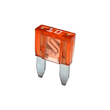MINI 10. Flatsikring 10 A, rød
