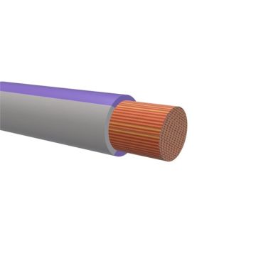 TFK 1,5 GRÅ/LILLA. To-farget RKUB-kabel 1,5mm²