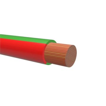 TFK 0,75 GRØNN/RØD. To-farget RKUB-kabel 0,75mm²