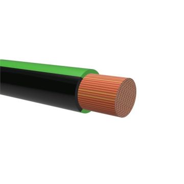 TFK 2,5 GRØNN/SORT. To-farget RKUB-kabel 2,5mm²