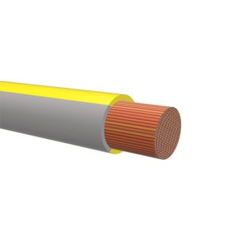 TFK 0,75 GUL/GRÅ. To-farget RKUB-kabel 0,75mm²